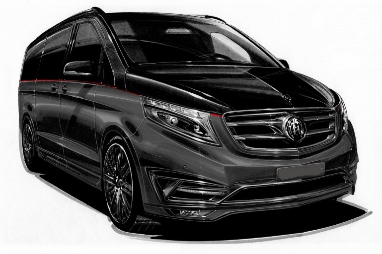 Новый тюнинг Mercedes V Class Black Crystal от Larte Design Mercedes V Class Black Crystal